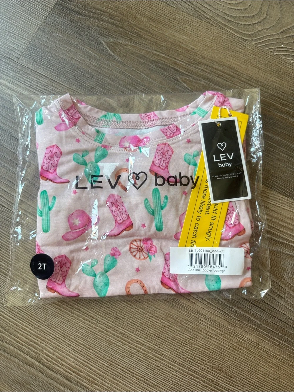 NWT Lev Baby Adeline toddler lounge two piece pajama set- 2T